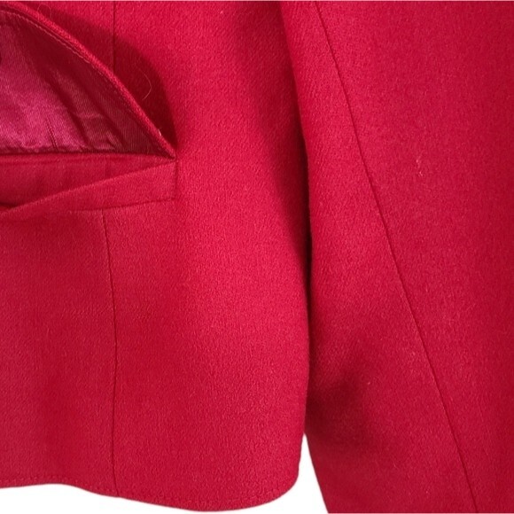 Pendleton 100% Virgin Wool Red Blazer - Picture 4 of 9